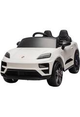 Coche Descapotable Porsche Macan Blanco Radio Control a Batería de 10,8V Li-ion con Luz
