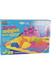 Areia M�gica 700 gr. Acess�rios Rose 10 pe�as