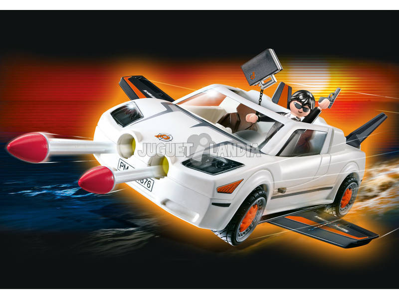 Playmobil vehiculo agente secreto