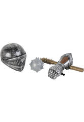 Armes M�di�vales Fl�au d�armes, Casque et Gantelet
