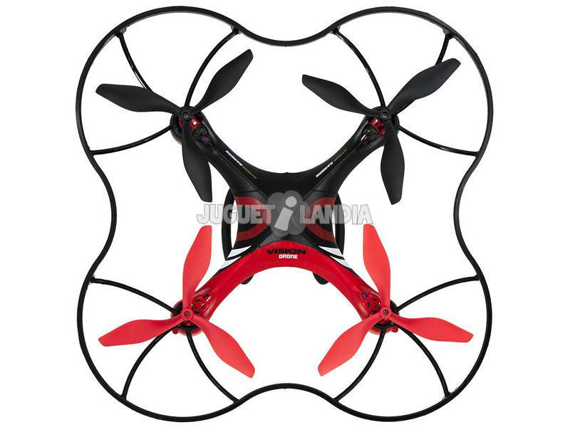 Drone radiocomandato con telecamera VisionDrone Xtrem Raiders 