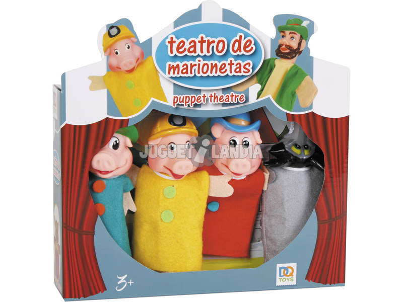 4 marionnettes Doigts Contes Infantiles