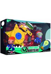 Figura Mutant Busters Sheriff Com Placa Projector Famosa 700012965