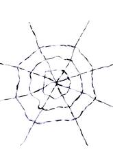 Tela de araña Blanca-Negra 150x150 cm.