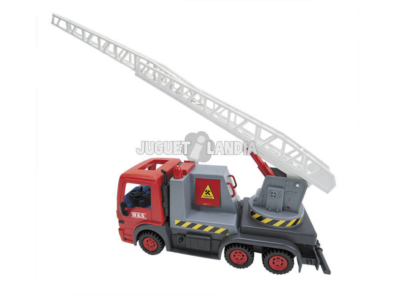 CAMION BOMBEROS 31 cm. CON ESCALERA