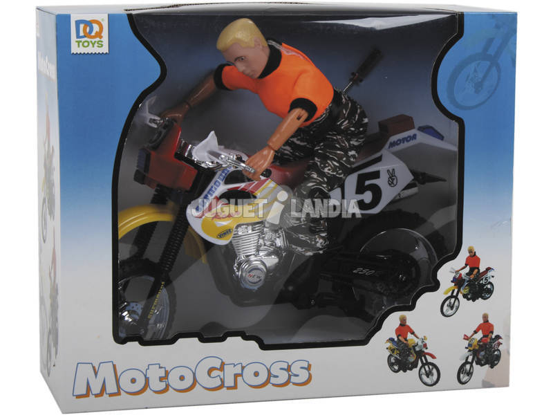 Moto Motocross avec Motard