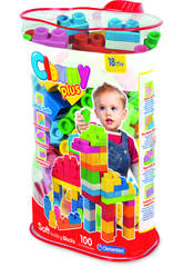 Clemmy Plus Bag 100 blocos Clementoni 14956