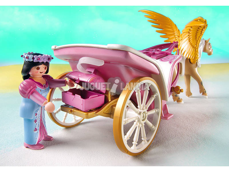 Playmobil Carrozza con cavallo alato