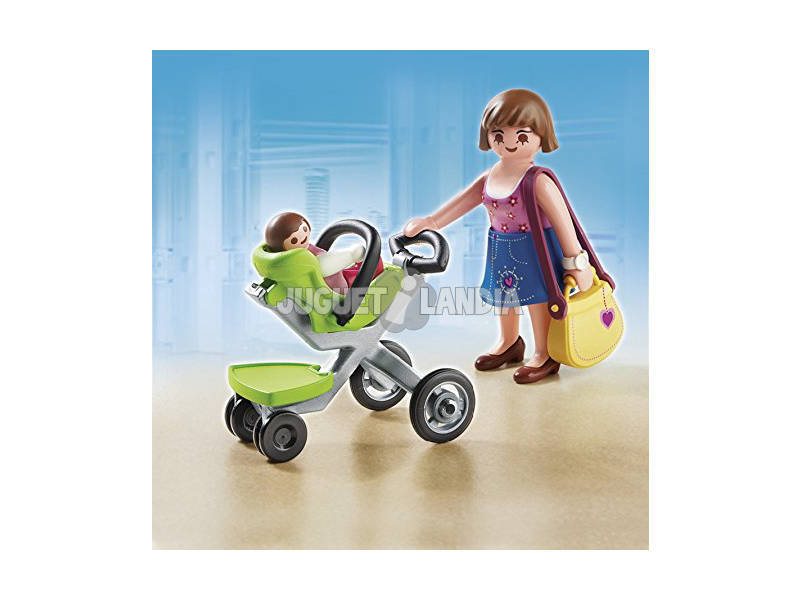 Playmobil Maman et Bébé avec Poussette