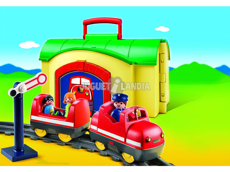 Playmobil 1.2.3 Train Valise