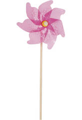 Moulin � Vent Violet 72 cm.