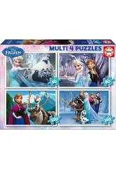 Puzzle Multi 4 50-80-100-150 Frozen