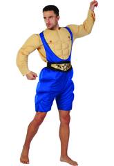 Costume Lottatore Uomo Taglia XL