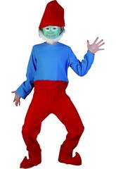 Costume Gnome Vermelho Crian�a Tamanho L