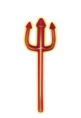 Tridente Diab�lico Luz Rubies S7708