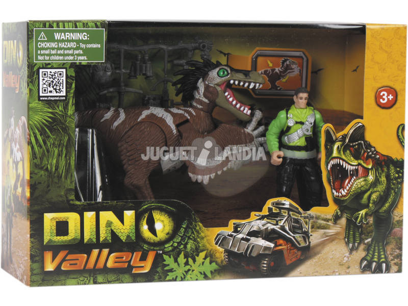 Dino Valley Dinosaurier mit Figur