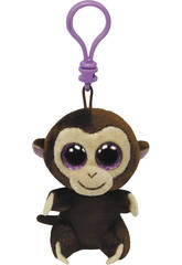 Peluche Porte clefs Coconut Singe Marron 10 cm