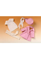 Vestido de Punto con Impermeable