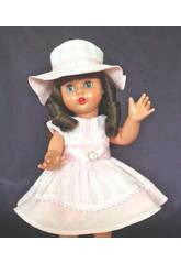 Vestido Rosa con Pamela