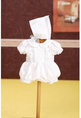 Grenouillère avec Bonnet Blanc