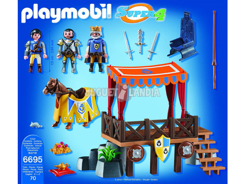 Playmobil Super 4: Tribuna Reale con Alex