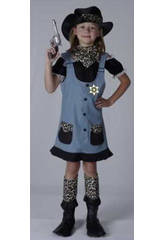 Maschera Cow Girl Texana Bambina Taglia S