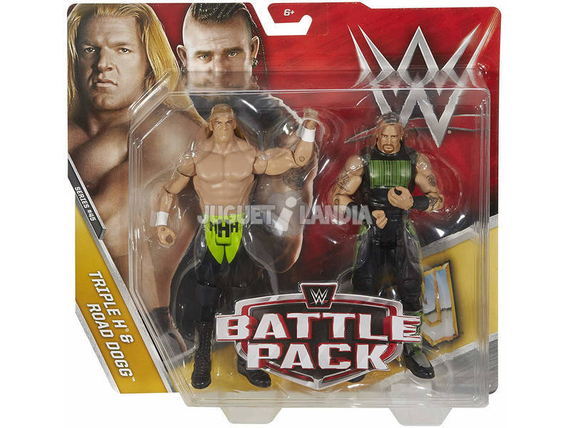 WWE pack 2 Figure con Accessori Mattel P9579