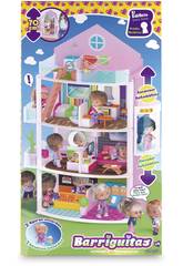 Bambole Barriguitas Edificio Loco Loco 3 Figure e Accessori 35x12x65 cm Famosa 700012396