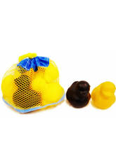 SAC FILET AVEC 5 CANARDS DE PLASTIQUE