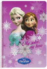 Cahier Couverture Rigide 80 pages Frozen