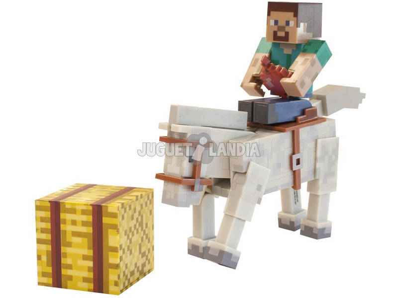 Minecraft Steve avec Cheval