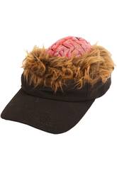 Casquette avec cerveau et lumière pour adultes
