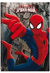 Block A4 80 Feuilles Spiderman Dark