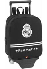 Mochila Guarderia con Ruedas Real Madrid Black