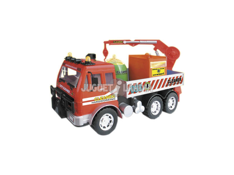 Camion 1:14 Ramassage Contenaires Recyclage