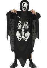 D�guisement D�mon Squelette Gar�on Taille S