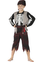 D�guisement Pirate Squelette Gar�on Taille XL