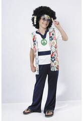 Costume de hippie pour enfant Taille M