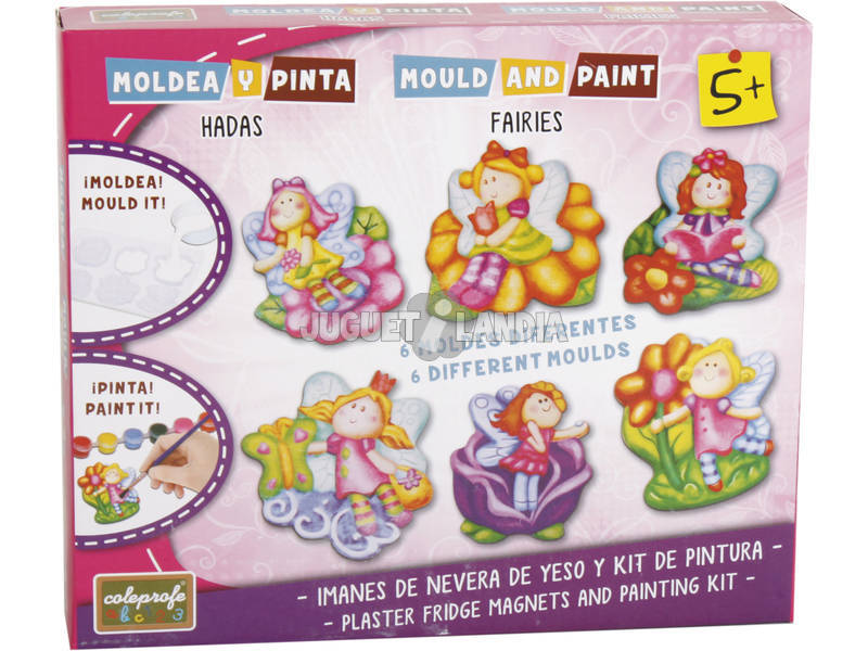 Kit de manualidades para niños con pintura de yeso de hadas 