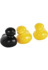 Filet 100 Petits Canards Plastique (99 jaunes et 1 noir)