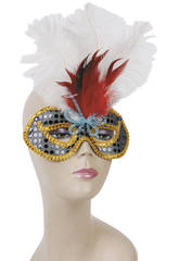 Masque avec Plumes 