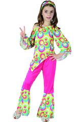 Maschera Hippy Bambina Taglia S