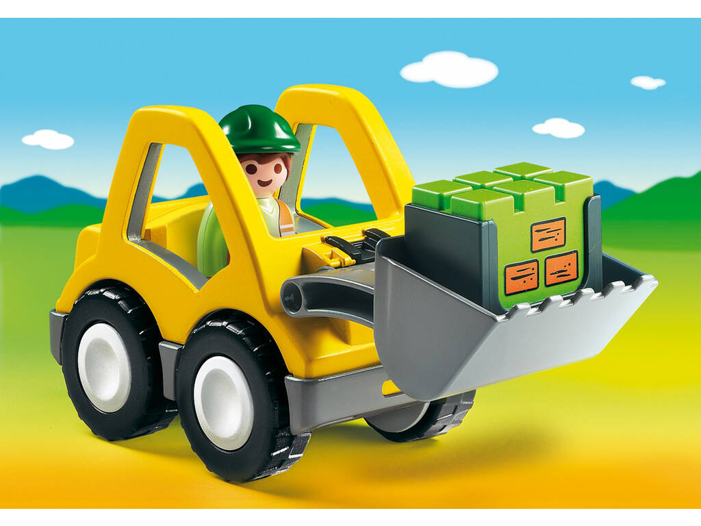 Playmobil 1.2.3. Ruspa con Escavatore