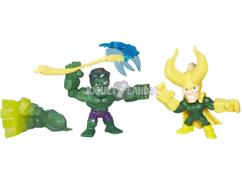  Super Hero Mashers pack 2 Figurines