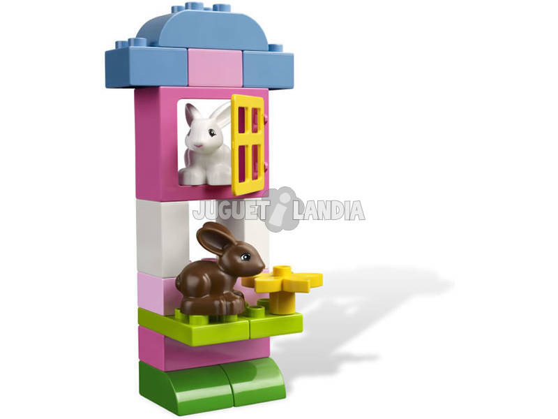 Lego Duplo Contenitore Rosa mattoncini