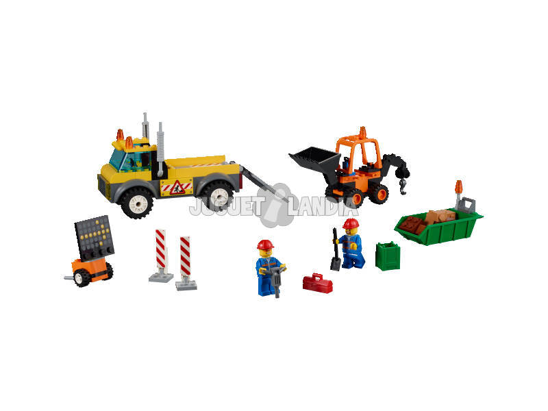 Lego Juniors Camión de Obras en la Carretera
