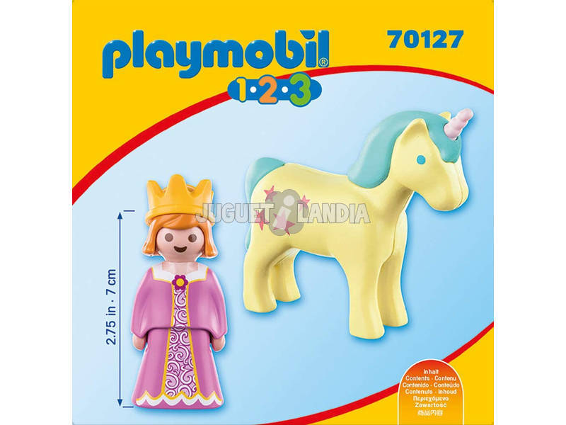 Playmobil 1,2,3 Princesa com Unicórnio Playmobil 70127