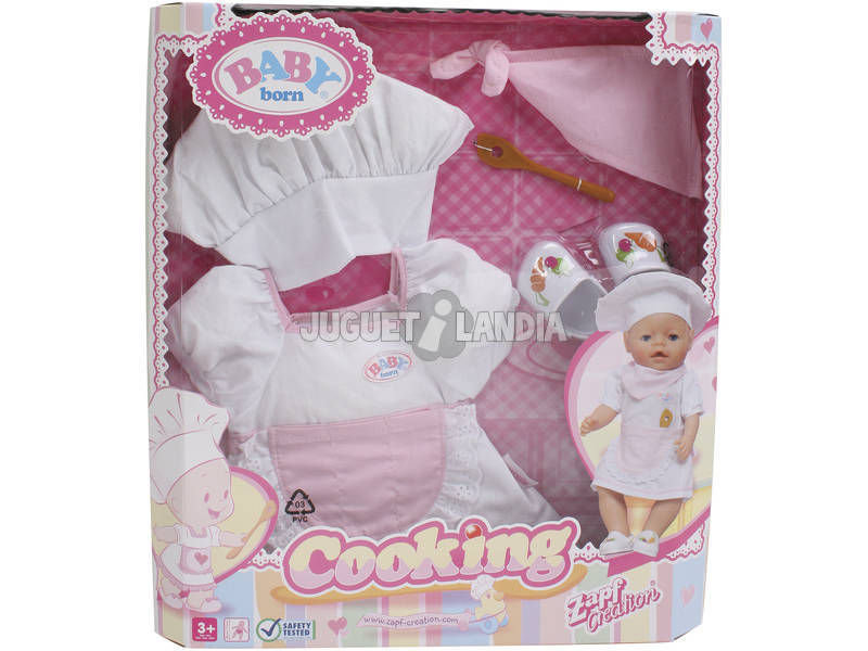 Baby Born Costume Cuisinier