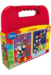Puzzle 2x20 Mickey Mouse Educa 16510