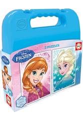 Puzzle 2x20 Frozen 25x25 cm EDUCA 16511